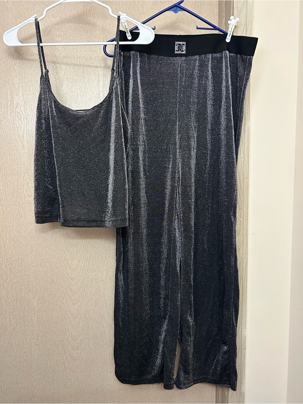 Juicy Couture Sleepwear - Sparkle Top and Bottom Set NWT - Size XL